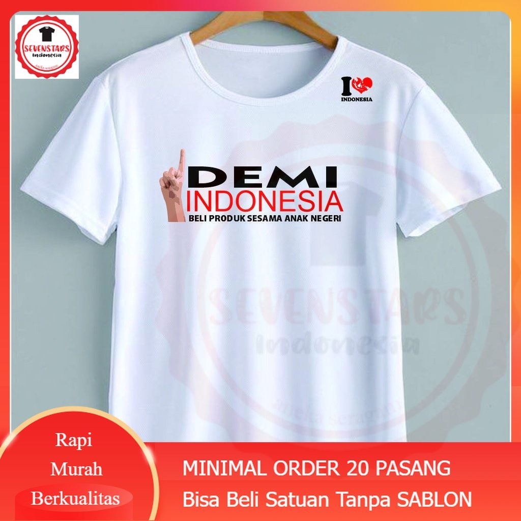 kaos wonderful pesona indonesia