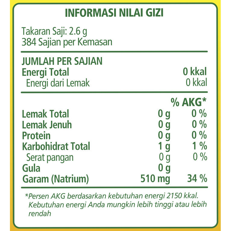 

Knorr Bumbu Rasa Sapi 1kg