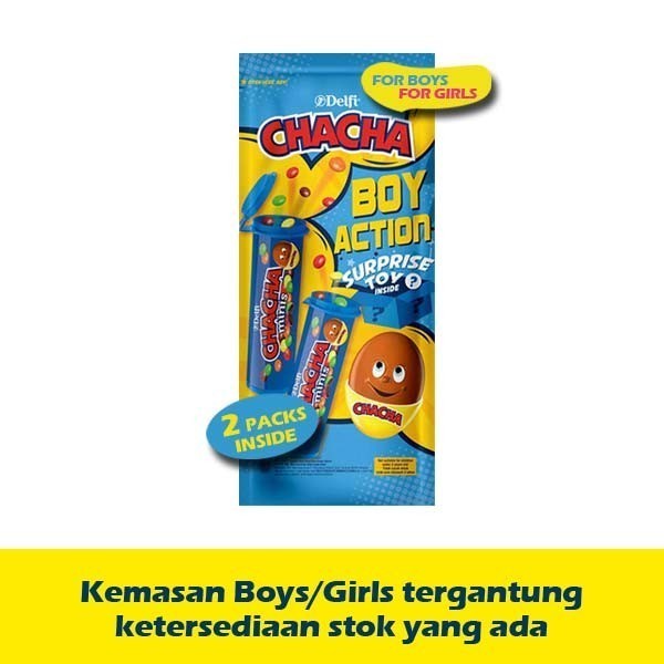 

DELFI CHA CHA MINIS SURPRISE BOYS OR GIRL 2 X 20 GR - COKELAT Diskon