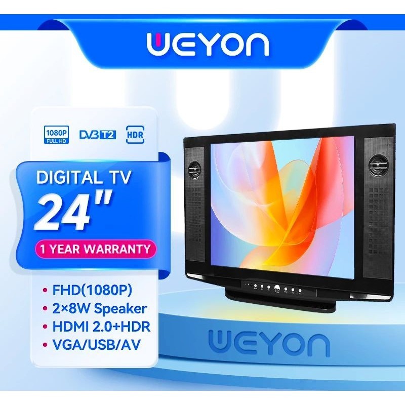 Tv tabung digital 24 inch Weyon Murah Berkualitas Original Promo Cuci Gudang