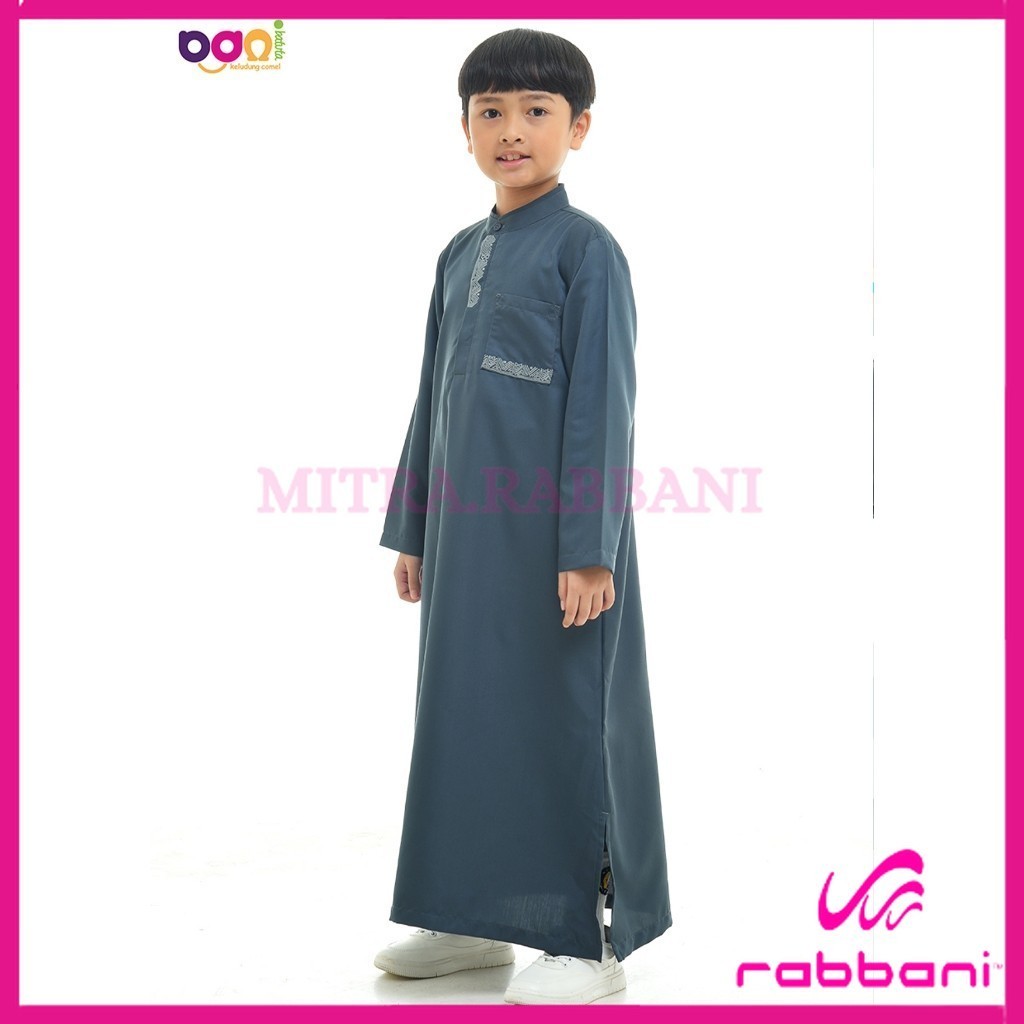 RABBANI ORI - Jukid Maxi Hadi | Jubah Koko anak | Jubah anak | Baju Muslim anak Laki-laki | Koko ana