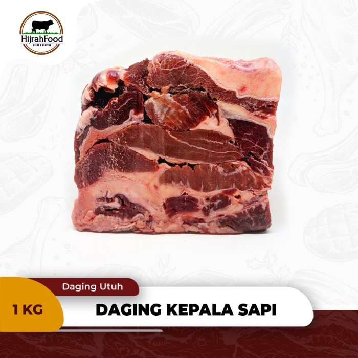 

Hijrahfood Daging Kepala Sapi 1 kg Beef Head Meat US Soto Sop Rawon
