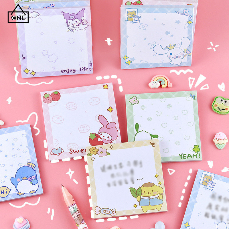 

COD❤️Buku Memo Gadis Kartun Lucu Sanrio Catatan Tempel Pesan Siswa Stiker N-waktu