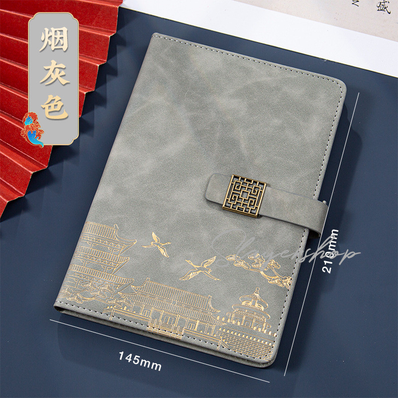 

HJK Notebook Gaya Klasik Notebook Tebal Notebook A5 Pena Kotak Hadiah Kotak Hadiah