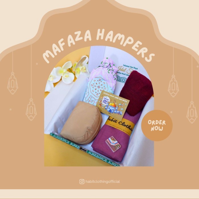 

(NEW) -Parsel ramadan perlengkapan solat hampers mukenah sajadah masker - Mafaza Hampers