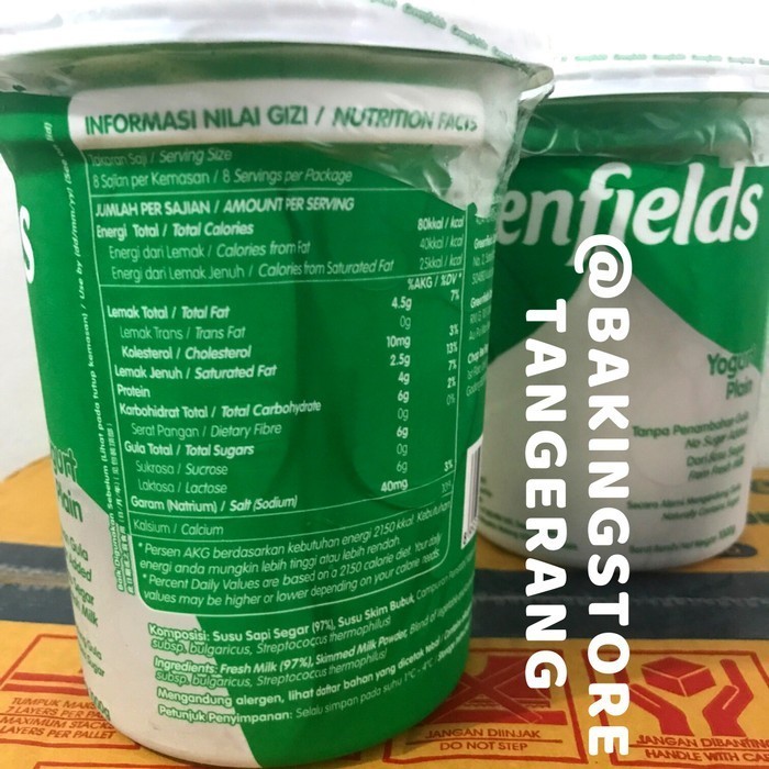 

Greenfields Yogurt Plain (Non Sugar) 1 Kg (KHUSUS PAXEL)