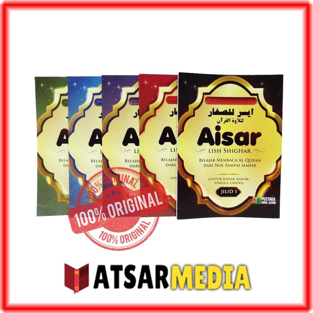 Buku Aisar Lish Shighar Jilid 1 2 3 4 5 Aisar lis Sighar Belajar Membaca Al Quran Tajwid Untuk Anak
