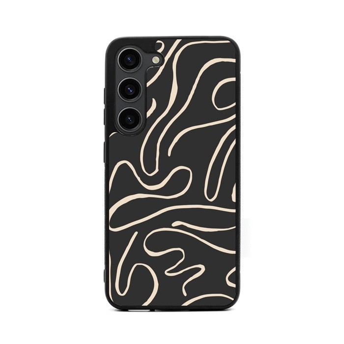 New Arrival Casing Case Softcase Samsung Galaxy S23 S22 S21 S20 Ultra Plus Fe 5g Line Abstract BG090