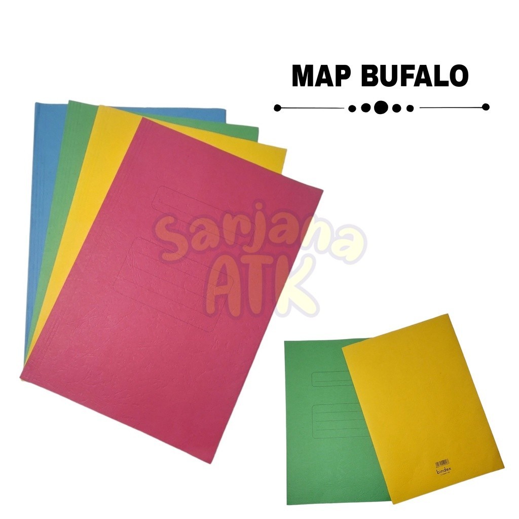 

(5 Pcs) Stopmap Map Kertas BUFALO Folio / Map BUFALO