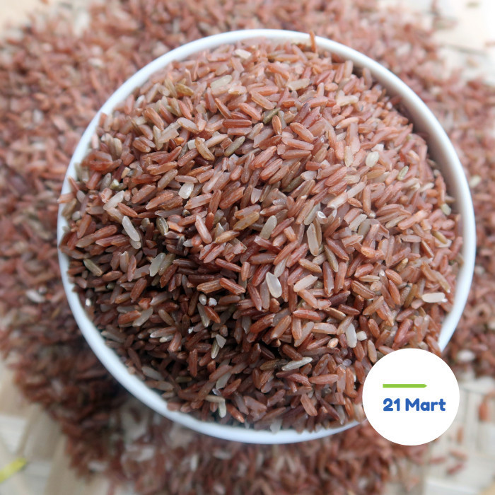 

Beras Merah Pulen - Organik - Kemasan 2kg - Regular, Normal