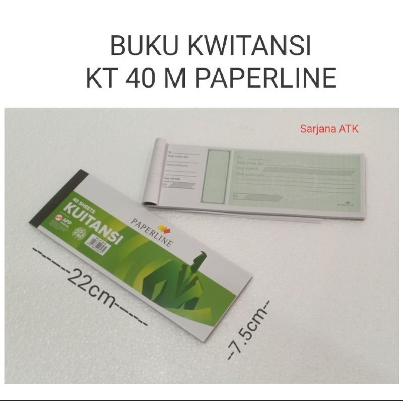 

Buku Kwitansi KT 40M Paperline PPL