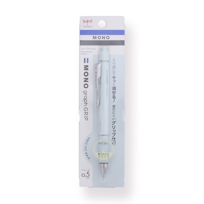 

Thosti Tombow Mono Graph Soft Fit Grip Grayish Colors 0.5mm Limited Edition - Blue