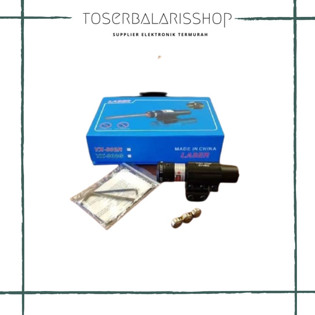 LASER SCOPE SENAPAN NYALA MERAH RED DOT