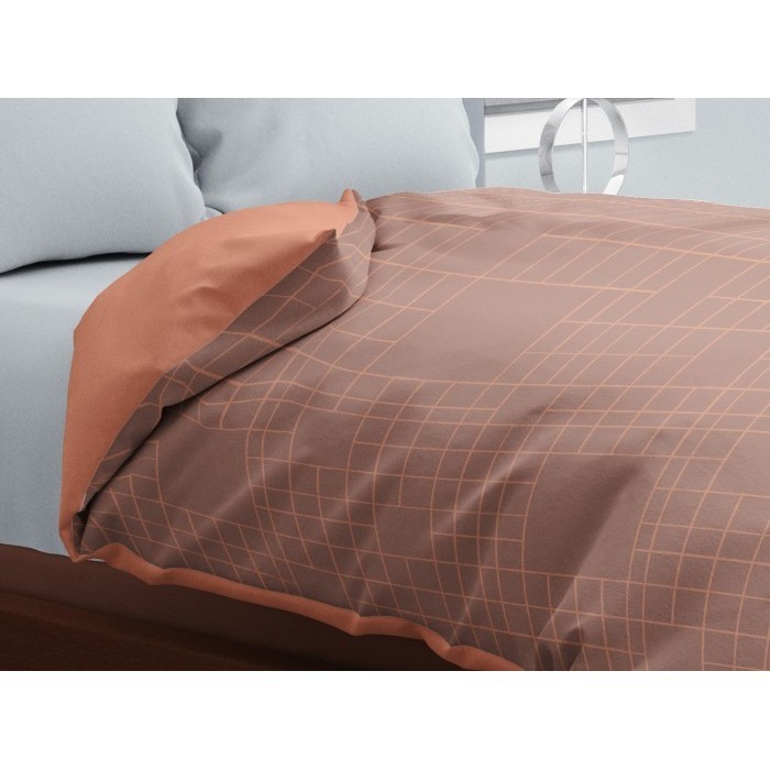 TRUU Essence Bed Cover Eksklusif Mix Blush Teracotta Peach TR.BC016 Microfiber 210x240 cm Ultra-Soft