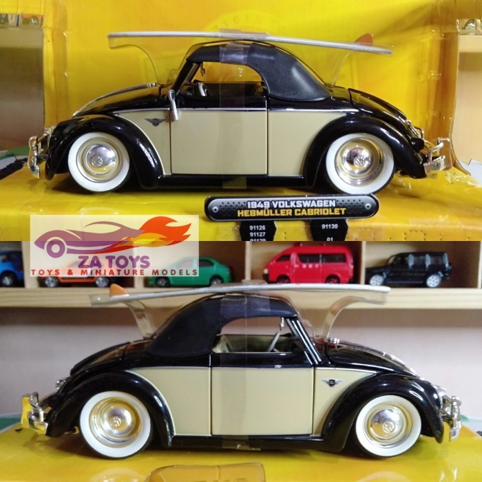 PTS99 Diecast Volkswagen VW Beetle Hebmuller Cabriolet Jada Vdubs 1:24