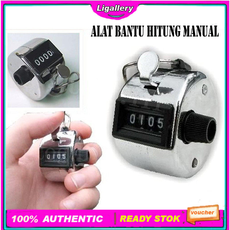 Alat Bantu Hitung Cepat Manual Tasbih Zikir Manual Stainless Penghitung Antrian Penghitung Pengunjun