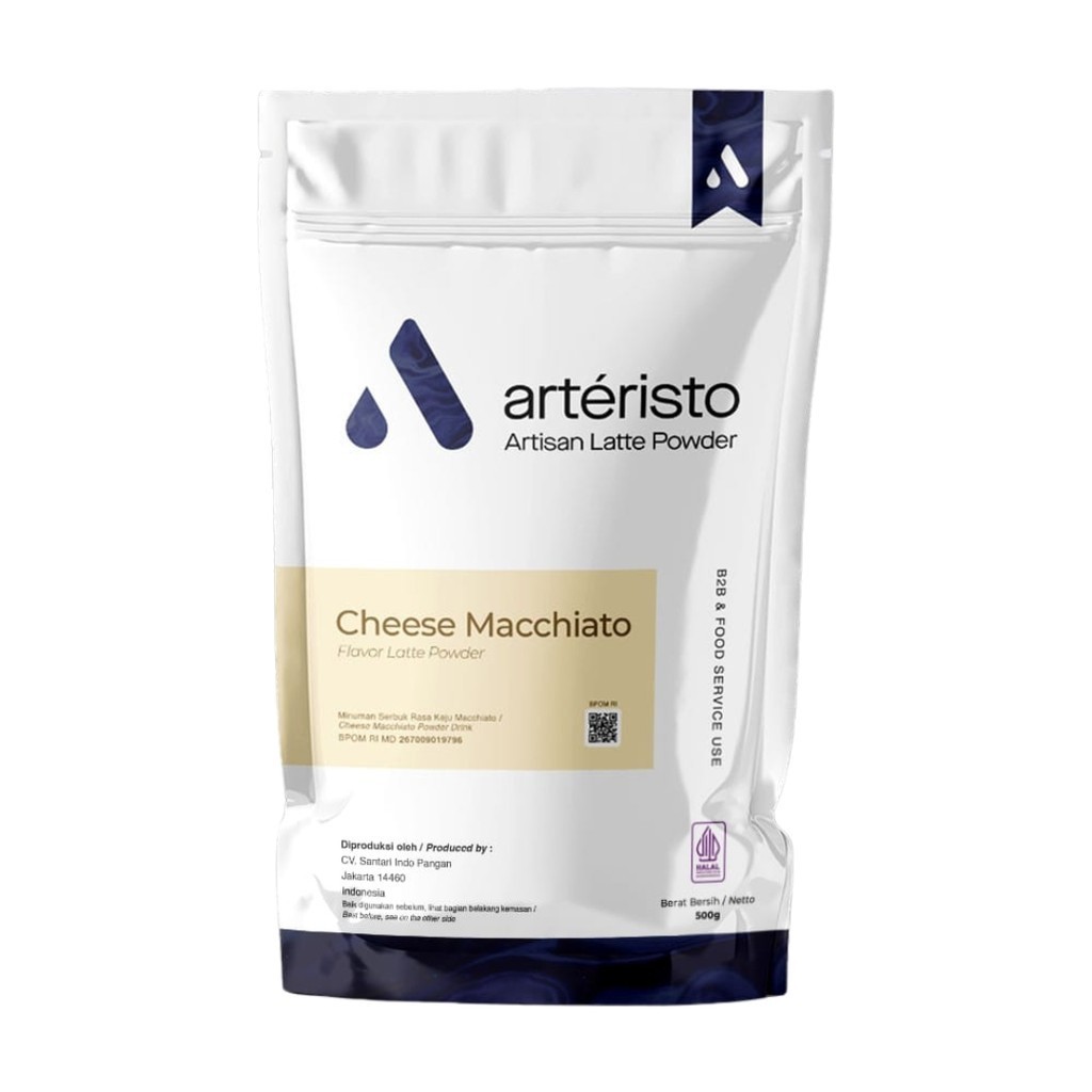 

Arteristo Cheese Machiatto Bubuk Rasa Keju Premium Topping Powder