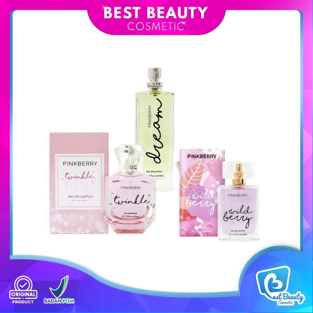 ★ BB ★ Pinkberry EDP Dream 50ml - Twinkle 50ml - Wild Berry 50ml - Eau De Toilette - Parfume - Parfu