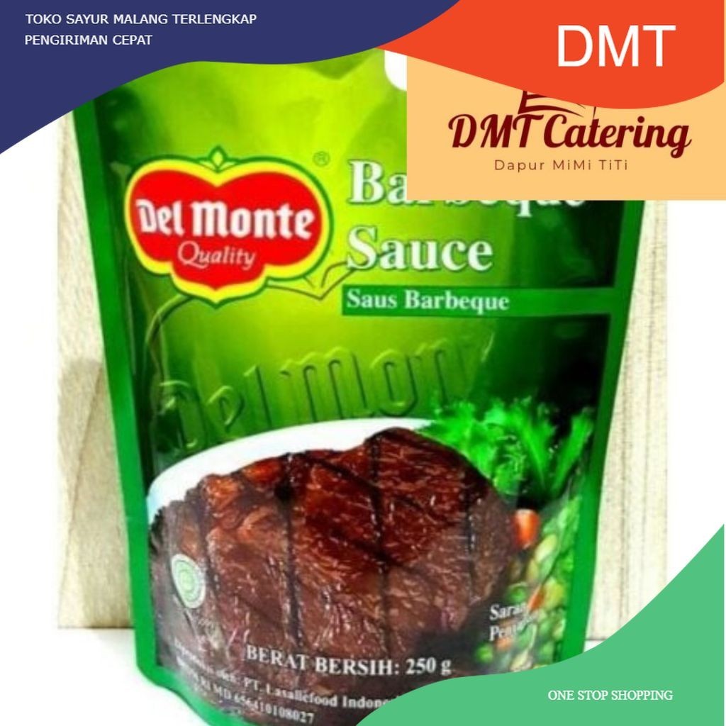 

Del Monte Saus Barbeque Pouch 250 gram Catering Malang DMT
