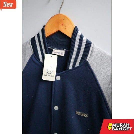 Hoodie wanita shopee Jaket  Varsity Nevada Baseball Pria/Wanita