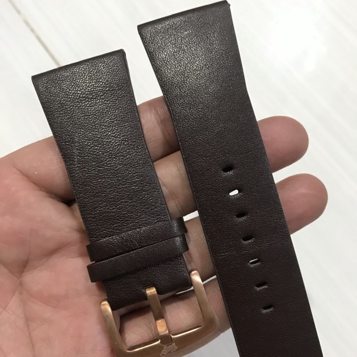 [TERMURAH] Tali jam tangan braun buffel 28mm - Cokelat, Non buckle
