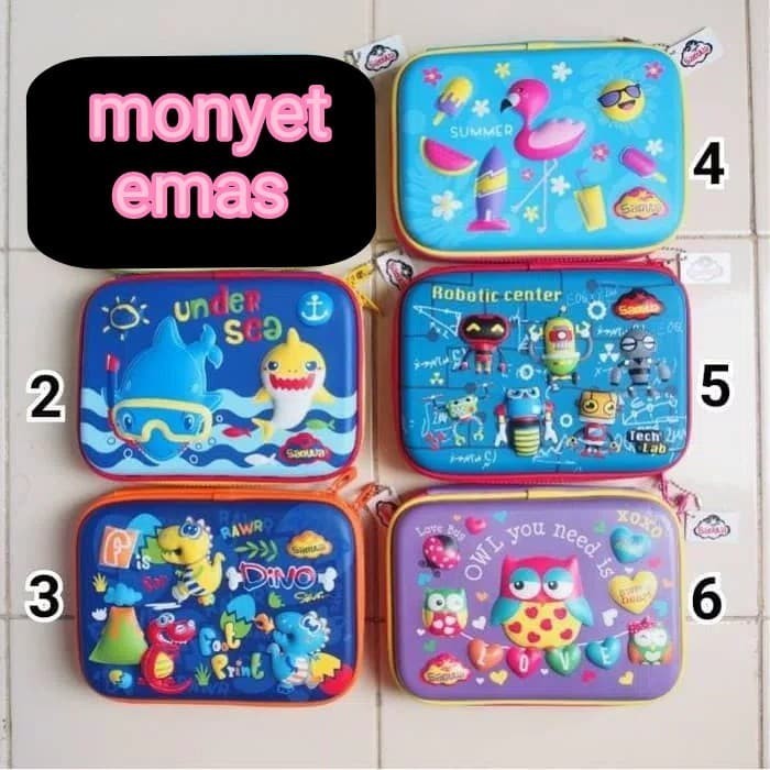 

Sale- Tempat pensil smiggle look a like sansan wawa hardtop 3D termurah