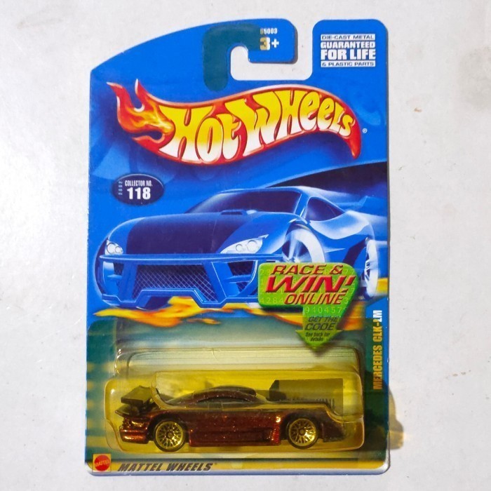Hotwheels Mercedes CLK LM metalik Burgundy 2002 rare
