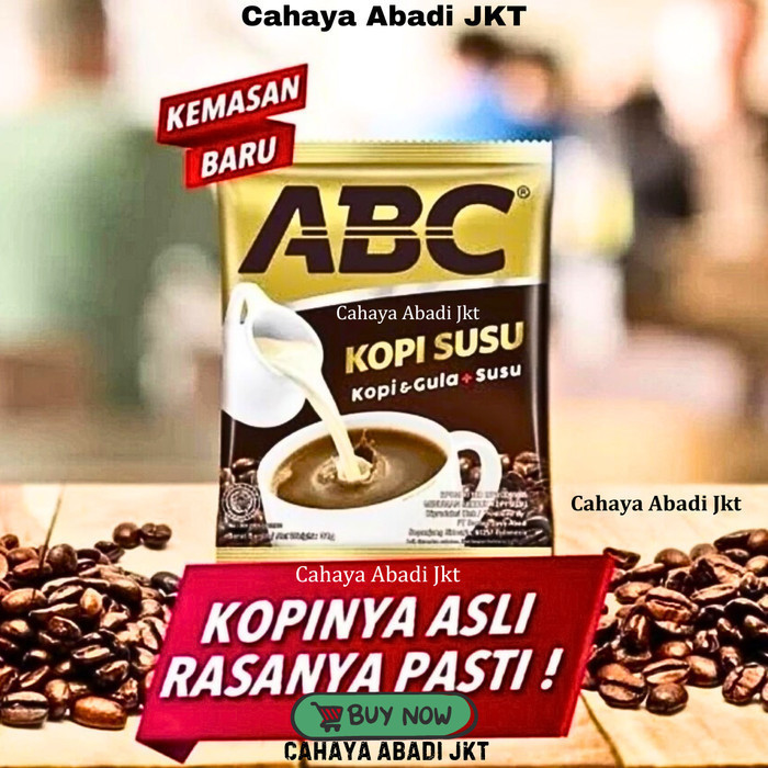 

Kopi ABC Susu 30gr / Kopi ABC Susu Kopi + Gula + Susu