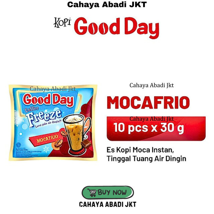 

Kopi Good Day Freeze Mocafrio 30gr / Good Day Freeze Mocafrio