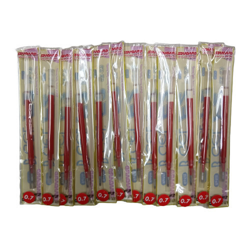 

Terbaru-ATK STANDARD PEN REFILL F2 0.7 ISI 12 PCS - Merah