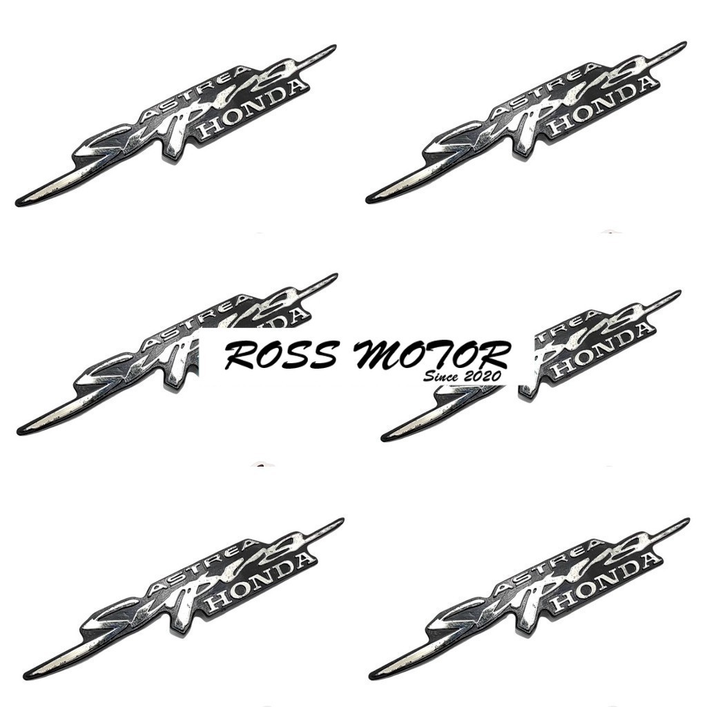 Emblem emblim dasi dada Honda Supra x 100 standar