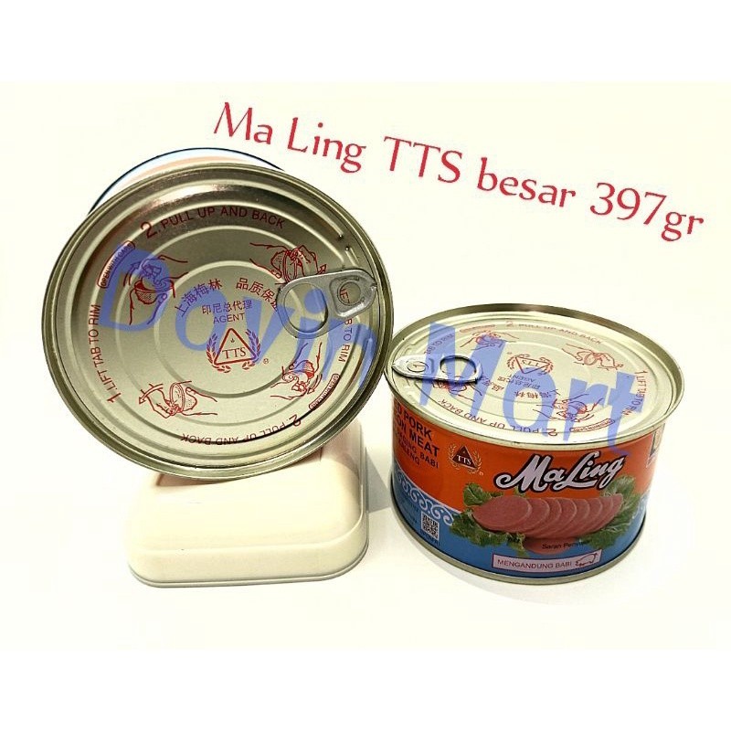 

Maling TTS Ham Luncheon Pork non HALAL 397 gram