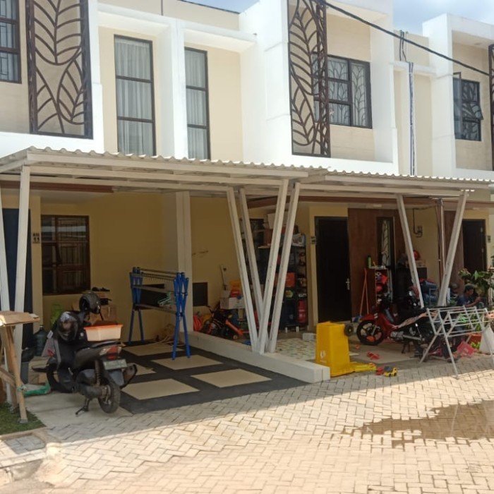 kanopi alderon double layer terpasang