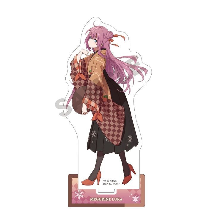 Megurine Luka SNOW MIKU 2024 Acrylic Stand - Vocaloid 17cm