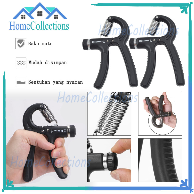 Handgrip adjustable alat olah raga 5 - 60Kg/Handgrip Fungsi Auto Hitung/5-60kg Adjustable Handgrip