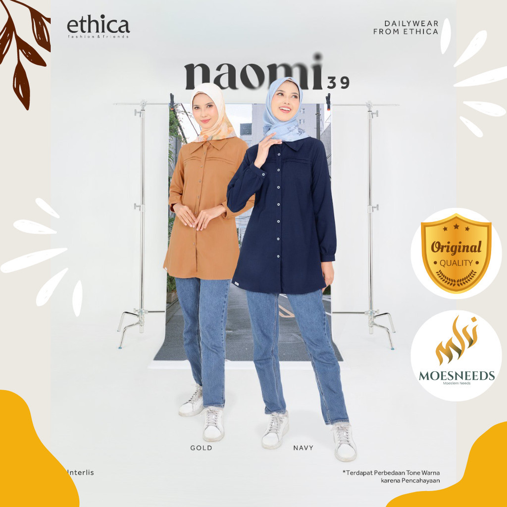 ETHICA Atasan Tunik Wanita Kekinian Naomi 39