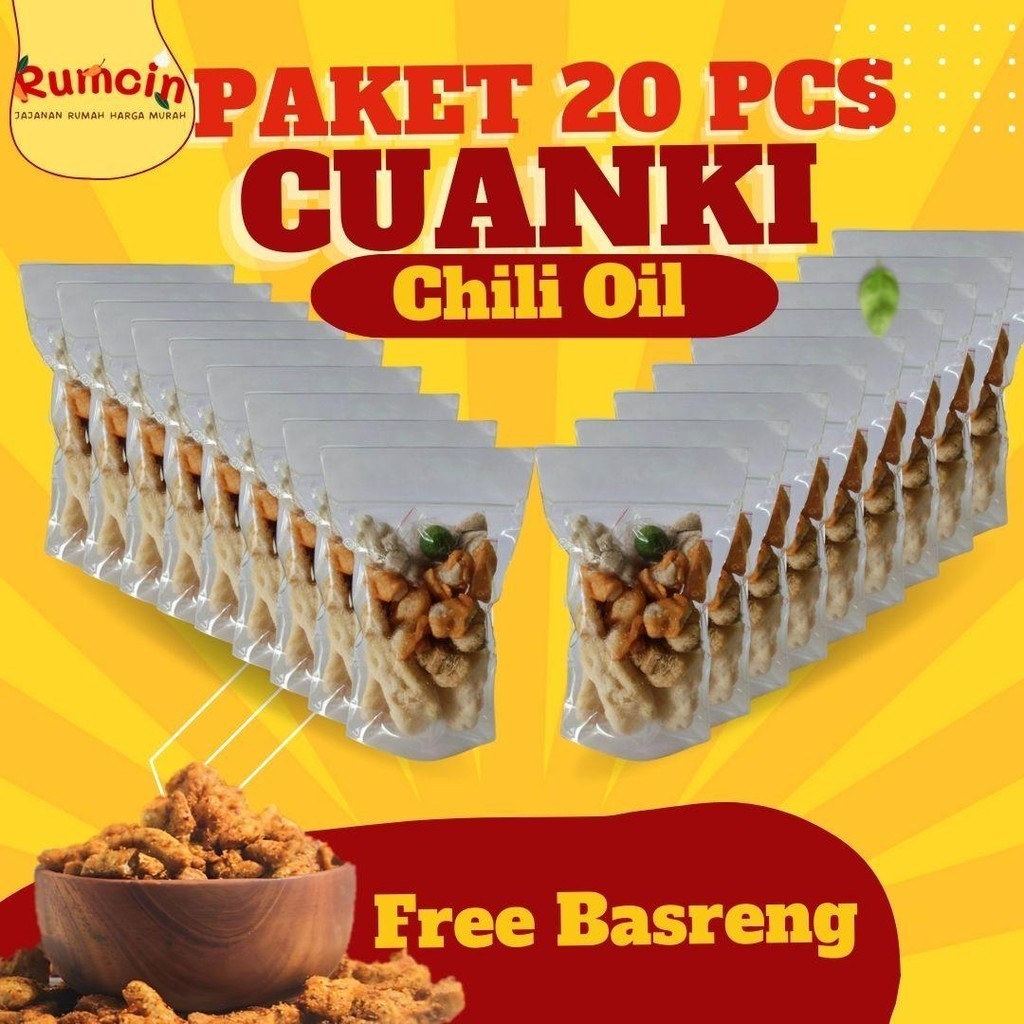 

20PCS Cuanki Instan Khas Bandung dengan Bumbu Chili Oil Berkualitas