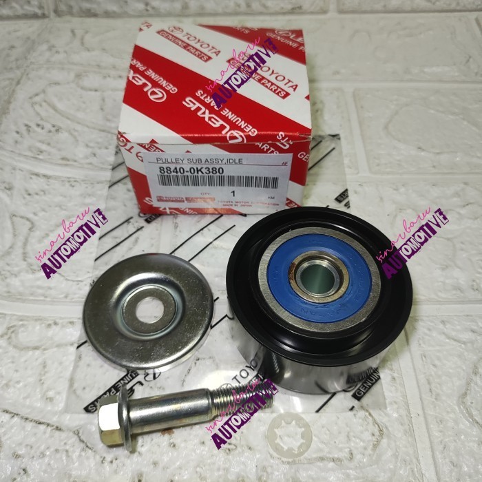 BEARING PULLEY PULLY IDLE AC TENSIONER FANBELT INNOVA HILUX BENSIN ORI