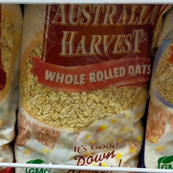 

Australia Harvest whole rolled oat oats sereal cereal gandum 1kg