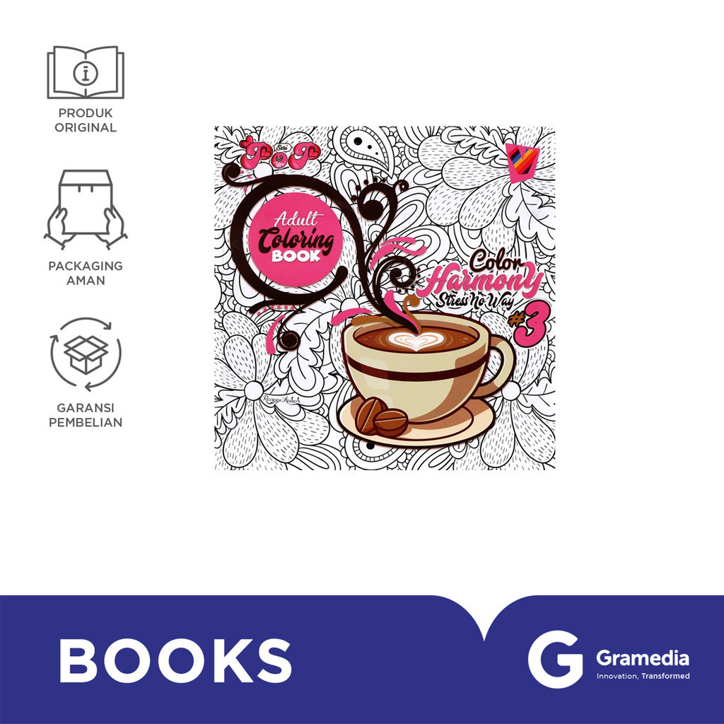 

Color Harmony #3 adult Coloring Book