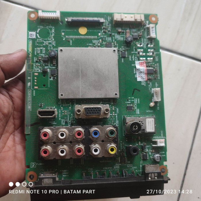 MB mainboard motherboard mesin tv LED Toshiba 39P2300 EJ - 39P2300 VJ - 39P2300VJ