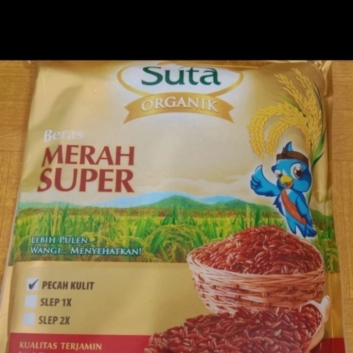 

suta rice beras merah organik pecah kulit 5kg