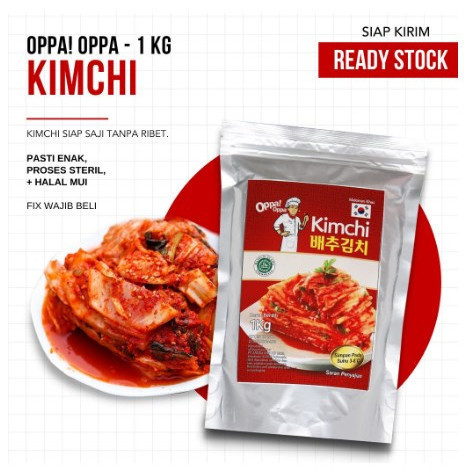 

Kimchi Oppa! Oppa Makanan Tradisional Korea - 1000gr