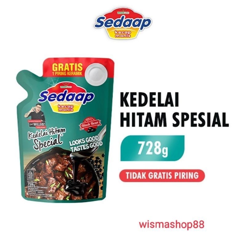 

KECAP SEDAAP SPECIAL KEDELAI HITAM 728 GRAM / BUMBU DAPUR I FADHOLI SHOP