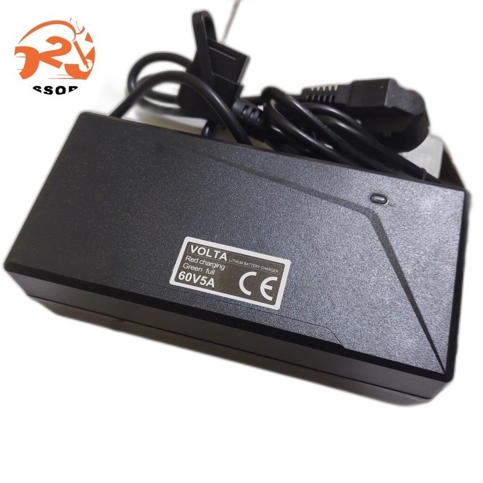 Charger Volta 60v ori volta casan molis baterai - SECOND (BEKAS)