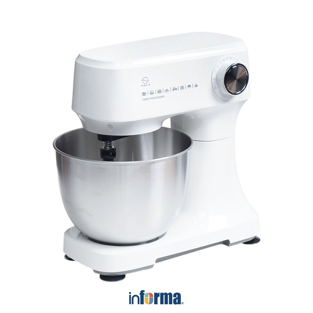 Informa Kels Darrel Stand Mixer - Putih Mesin Pengaduk Pengocok Adonan Berdiri Peralatan Masak Perle