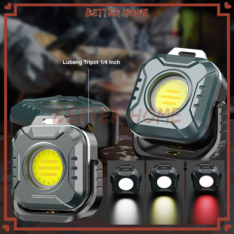 Lampu Camping Hiking / Lampu Led Gantungan Kunci Multifungsi Bara Api