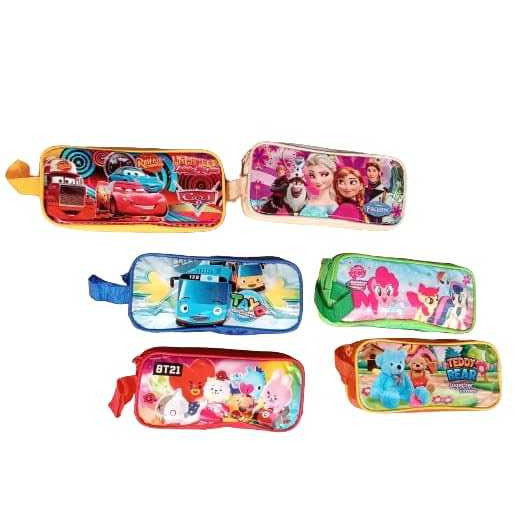 

NAT - Tempat Pensil Sleting Karakter Anak Sekolah / Kotak Pensil Zipper Anak Sekolah