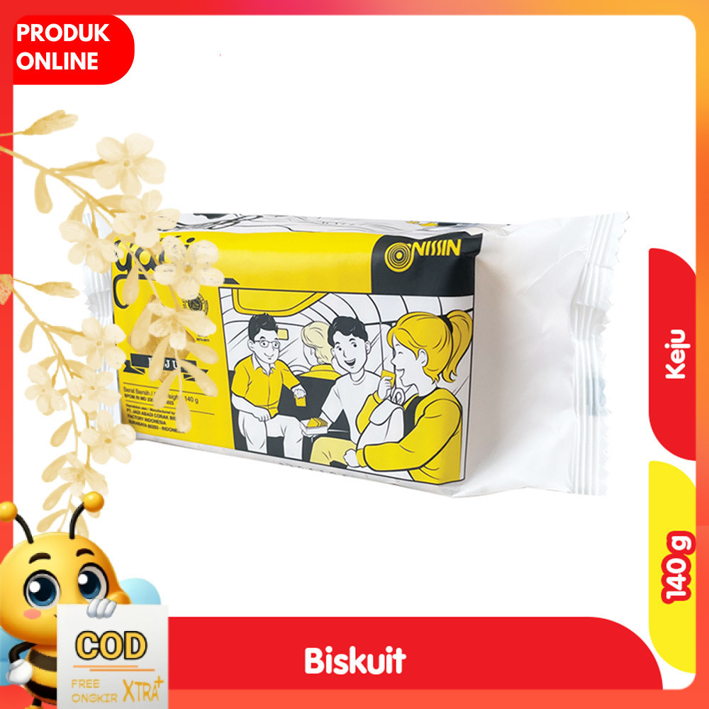 

NISSIN Gabin Biskuit Keju 140 g