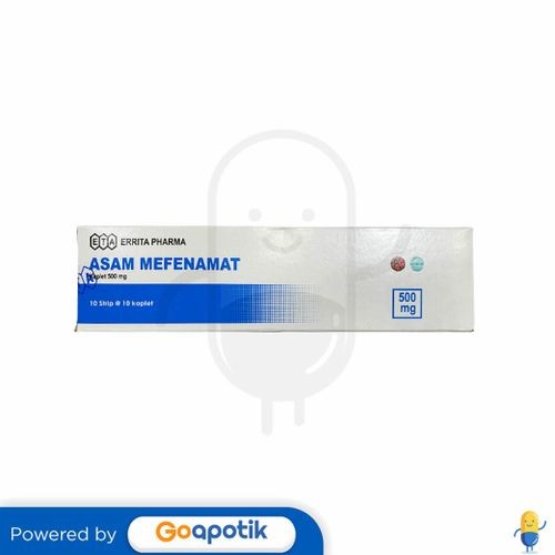 Asam Mefenamat Errita 500 Mg Box 100 Kaplet